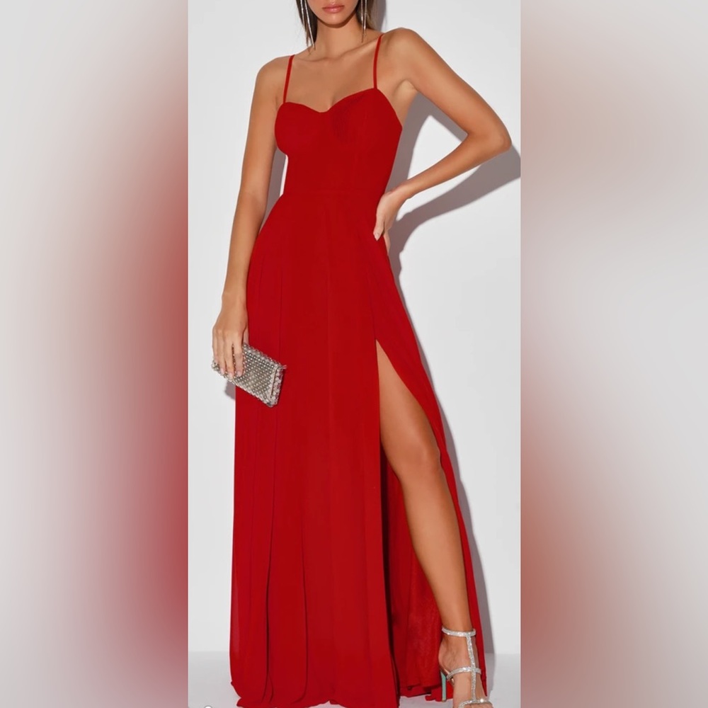 Brand new Red long dress
